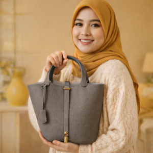 HANDBAG COW LEATHER- CODE SILVER